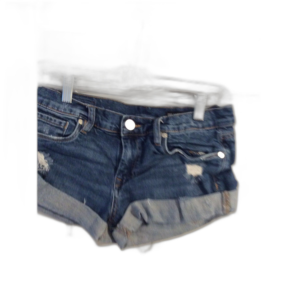 Blank NYC Fulton Shorts Size 26 Roll Up Dark Blue Womens